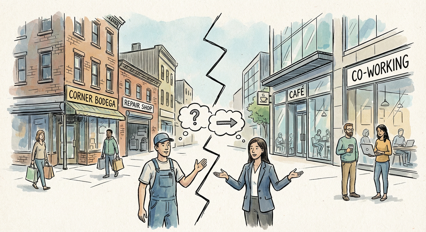 Illustration for The Hollowed City: How Post-Pandemic Urban Culture Lost Its Soul